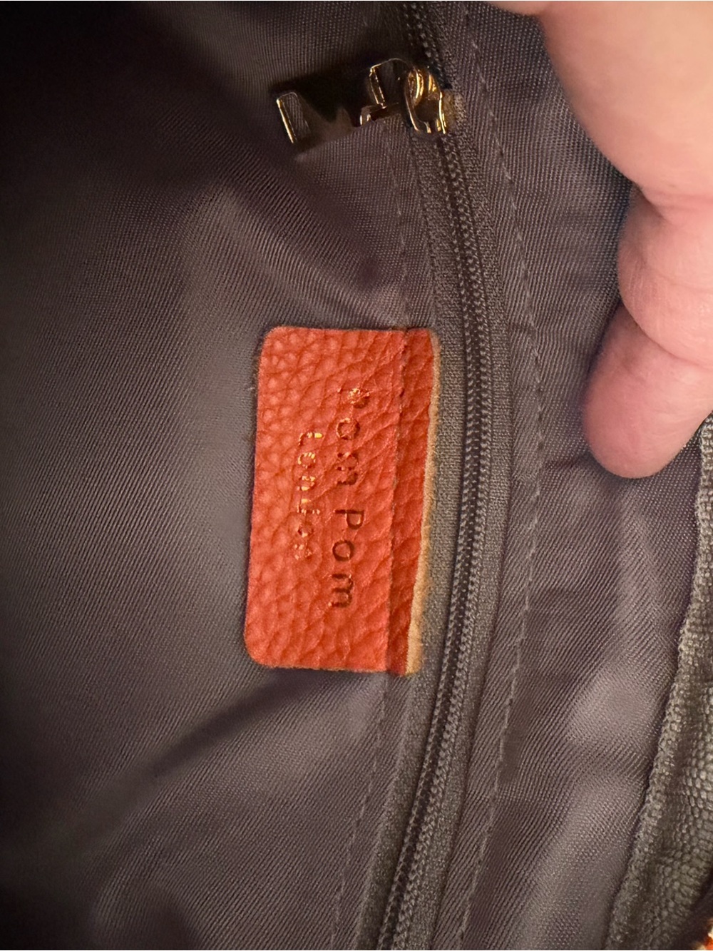 Pom Pom of London , mini crossbody . Comes with original and two extra straps . - Picture 3 of 4